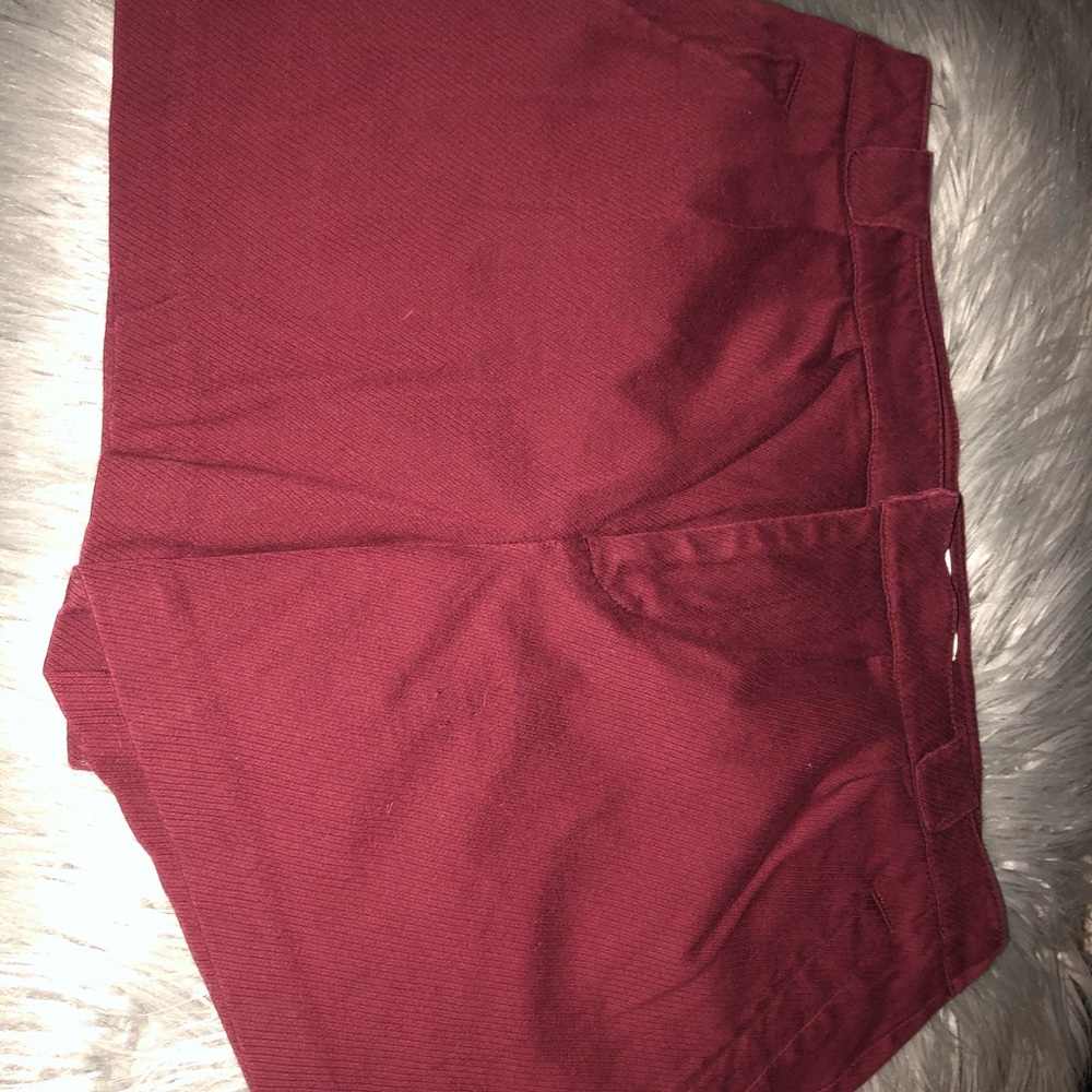 Burgundy Shorts